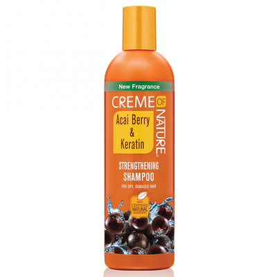 Creme Of Nature Acai Berry & Keratin Strengthening Shampoo — 12 oz