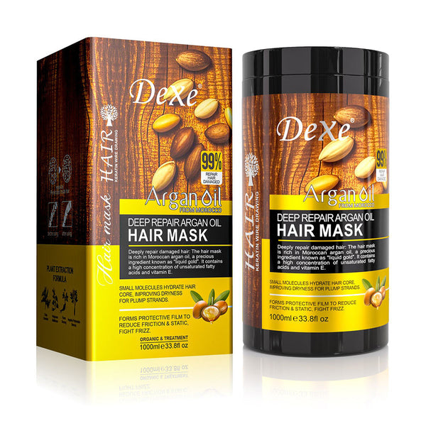 Dexe Deep Repair Argan Oil Hair Mask for Damaged Hair
