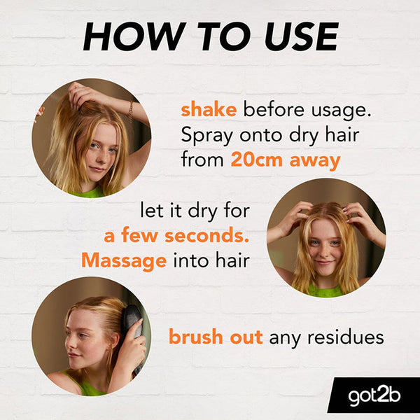 Got2b Extra Texture Dry Shampoo — 200 ml