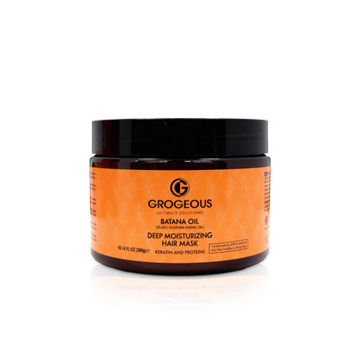Grogeous Batana Oil Deep Moisturizing Hair Mask Intense Moisture & Smoother Hair — 300 g