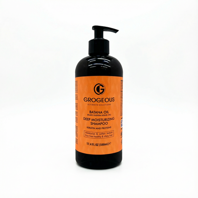 Grogeous Batana Oil Deep Moisturizing Shampoo Hydration & Frizz Control — 500 ml