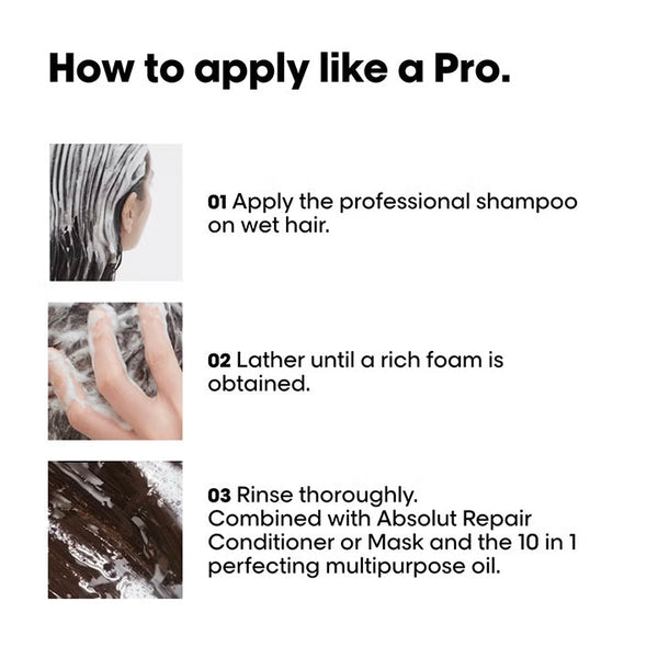 L'Oréal Professionnel Serié Expert Absolut Repair Shampoo — 1500 ml