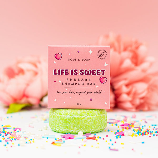Soul & Soap Life Is Sweet Shampoo — 2 × 55g Bars — individual product reference