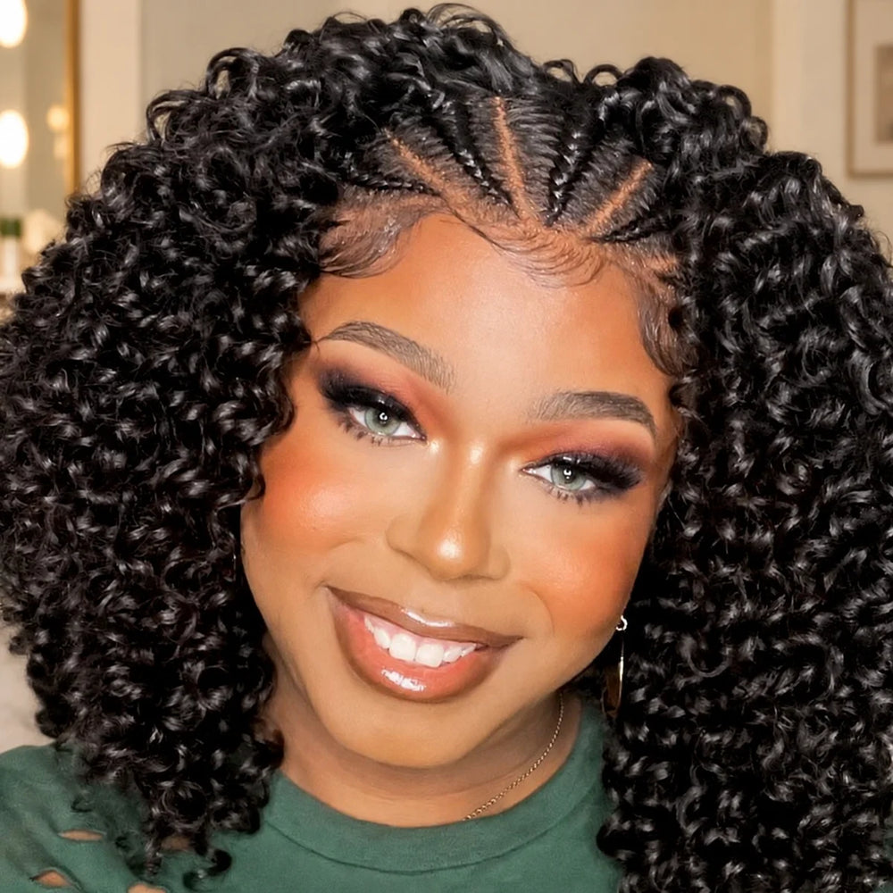 Chic Luxe Hair original style photograph on a neutral dressing-room background.