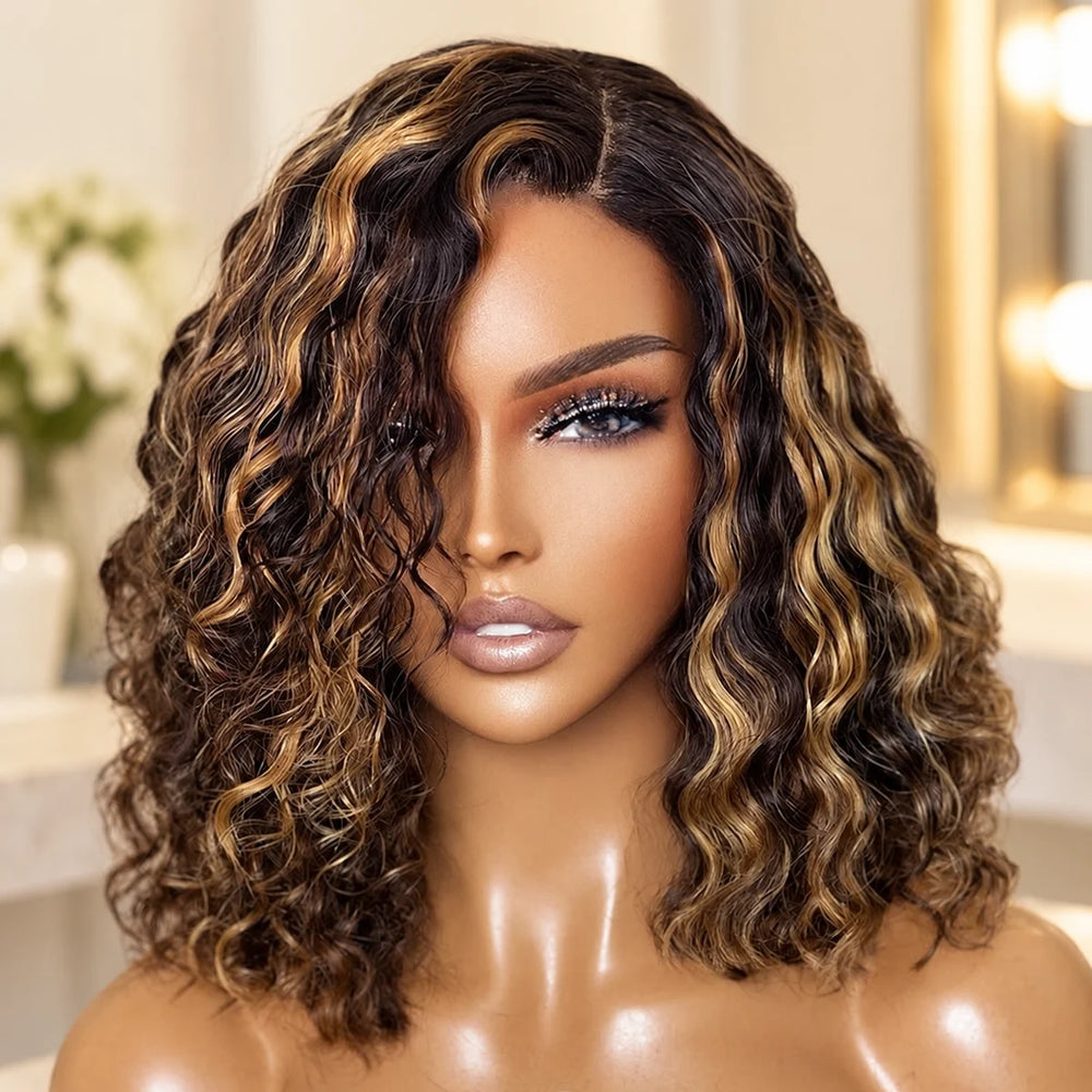 Chic Luxe Hair original style photograph on a neutral dressing-room background.