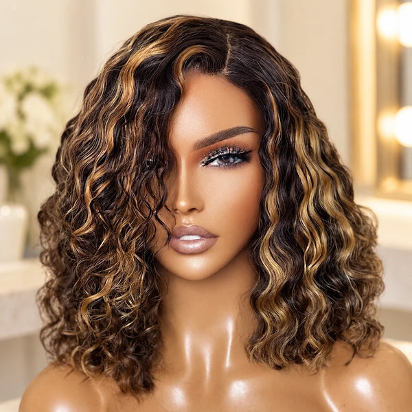 Chic Luxe Hair original style photograph on a neutral dressing-room background.