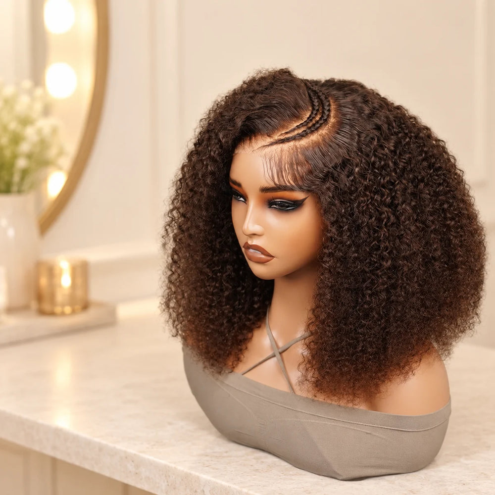 Chic Luxe Hair original style photograph on a neutral dressing-room background.