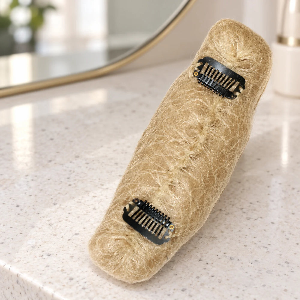 Hair Tools Updo Roll — Light Hair Tools Updo Roll on a salon counter.