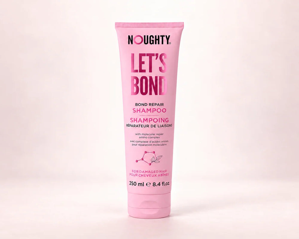Noughty Let’s Bond Shampoo 250ml — studio product photograph