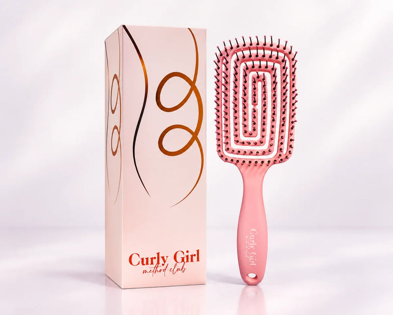 CurlyGirlMethodClub Paddle Brush — studio product photograph