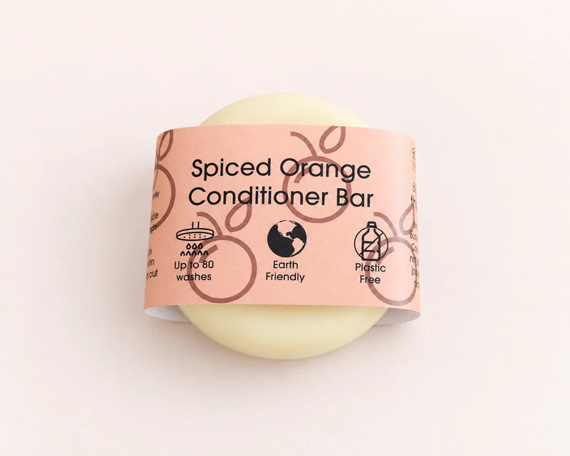 The Natural Spa Spiced Orange Conditioner Bar 60g — studio product photograph