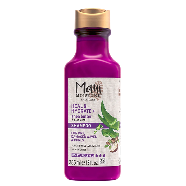 Maui Moisture Hydrate + Shea Butter Shampoo — 385 ml