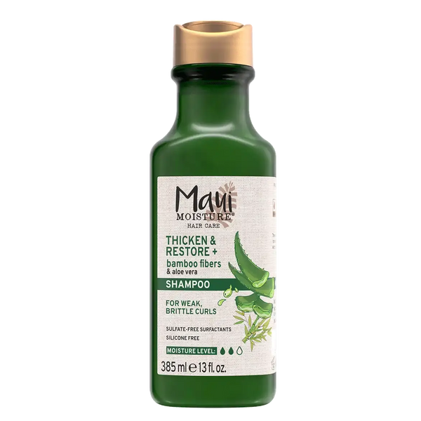 Maui Moisture Thicken & Restore + Bamboo Fiber Shampoo — 385 ml