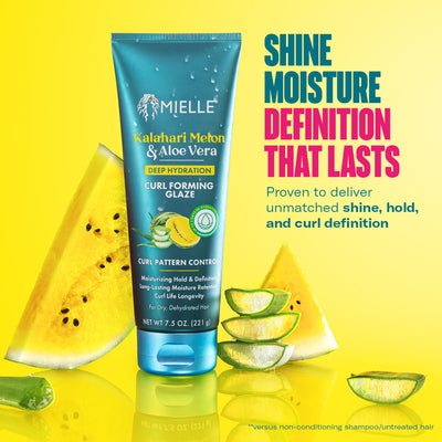 Mielle Kalahari Melon & Aloe Vera Deep Hydration Curl Forming Glaze — 221 g