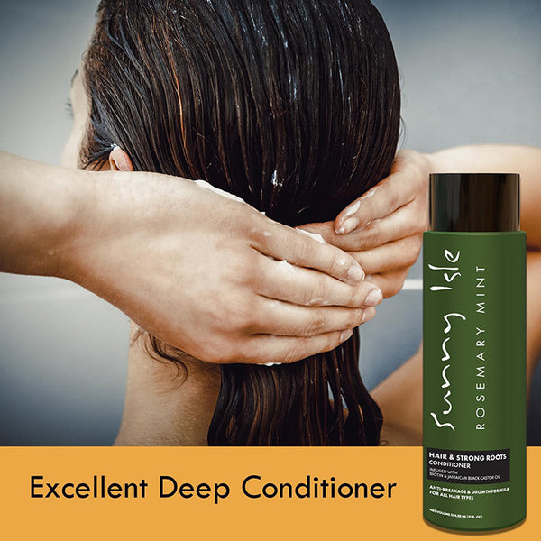 Sunny Isle Rosemary Mint Hair & Strong Roots Conditioner — 12 oz