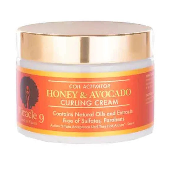 Miracle 9 Coil Activator Honey & Avocado Curling Cream — 340 ml