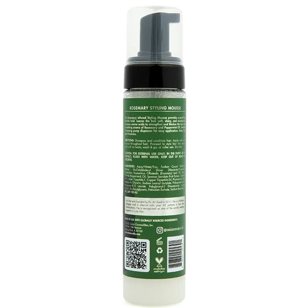 As I Am Rosemary Styling Mousse Define & Volumise Curls — 8 oz