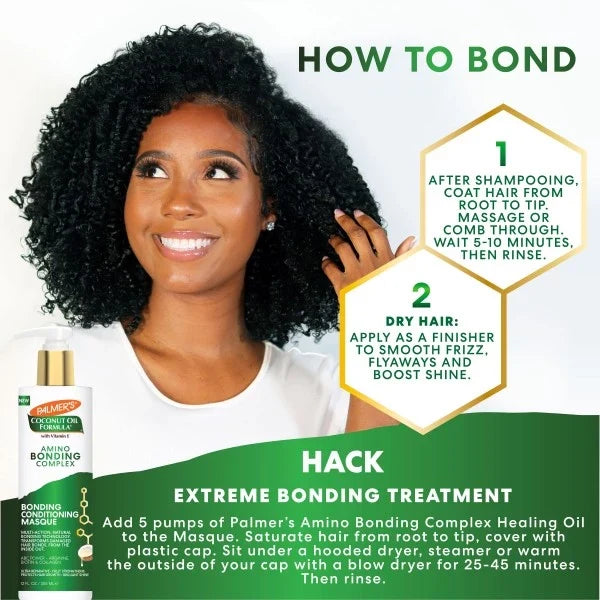 Palmer's Amino Bonding Complex Deep Conditioning Mask 12oz Bond Repair Treatment — 12 oz
