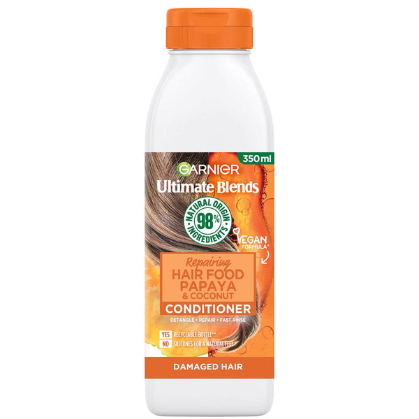 Garnier Hair Food Papaya & Coconut Repairing Conditioner for Damaged & Dry Hair — 350 ml