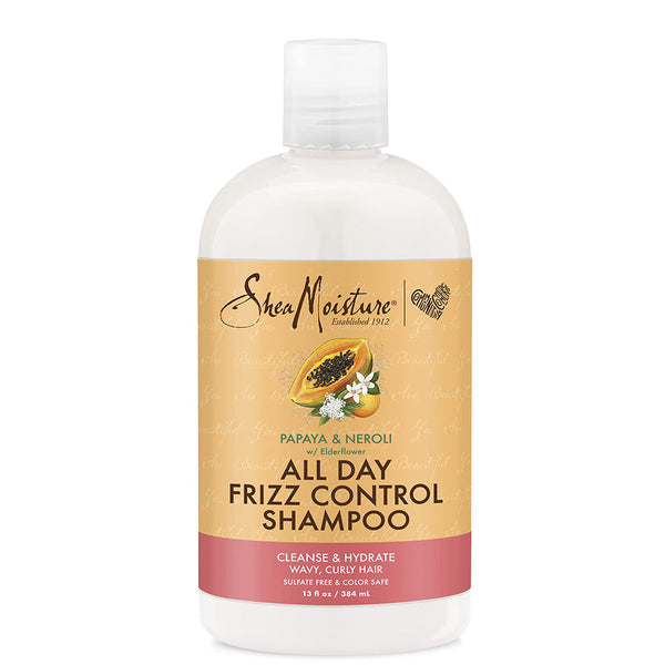 Shea Moisture Papaya & Neroli All-Day Frizz Control Shampoo — 13 oz