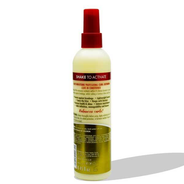 Olive Moisture Curl Defining Leave-In Conditioner for Frizz-Free, Hydrated Curls — 250 ml