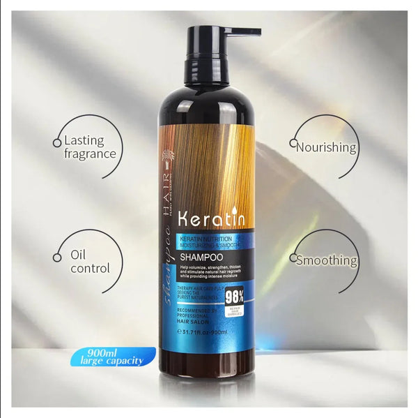 Dexe Keratin Nutrient Repair Shampoo — 900 ml
