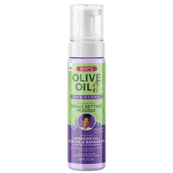 ORS Olive Oil Braidzone Alcohol-Free Braid Setting Mousse — 207 ml