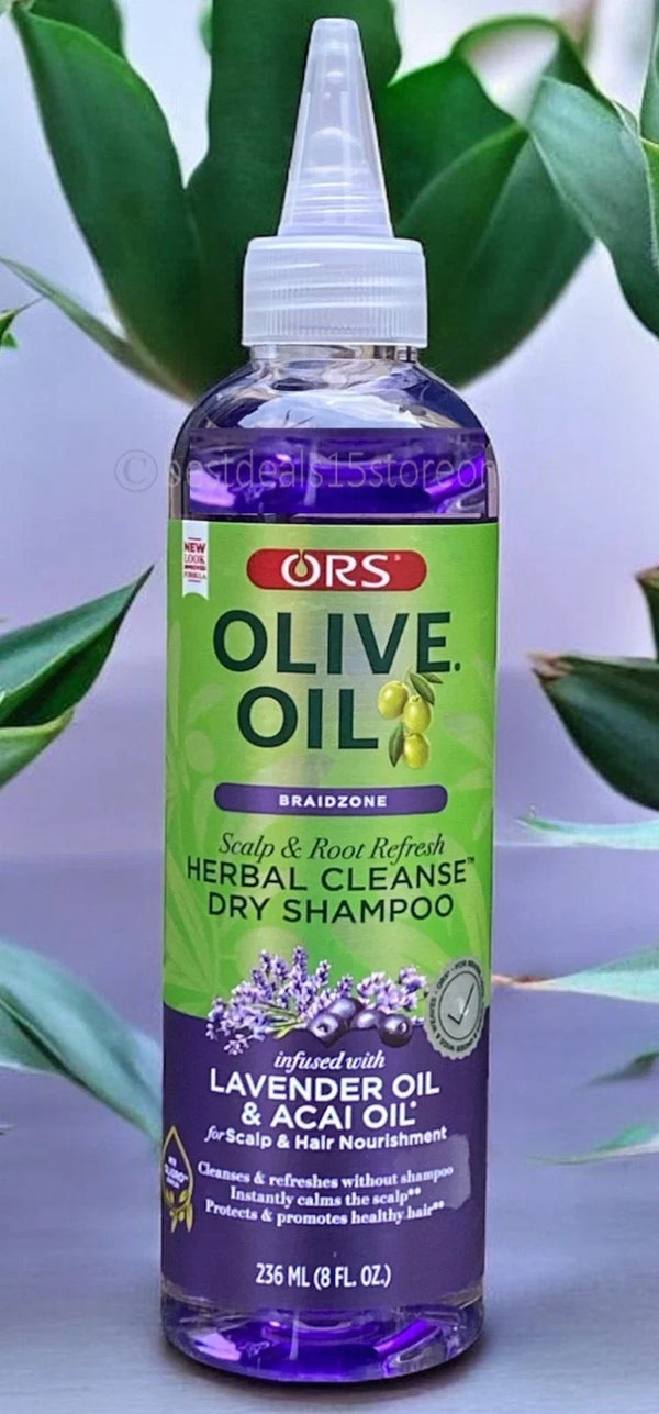 ORS Olive Oil Braidzone Scalp & Root Refresh Herbal Cleanse Dry Shampoo — 236 ml