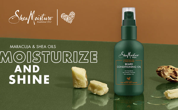 Shea Moisture Maracuja & Shea Beard Oil - Soften & Condition — 3.2 oz