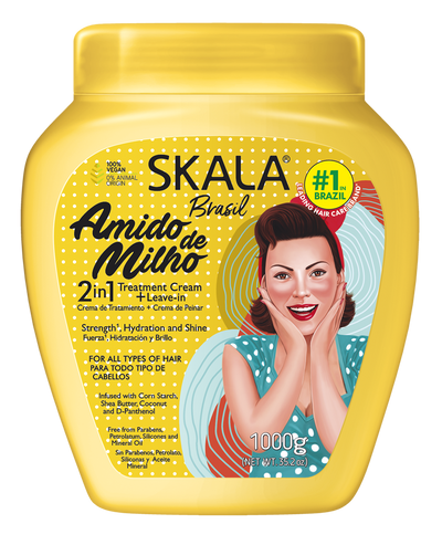 Skala Brasil Amido de Milho Hair Treatment Cream — 1000 g