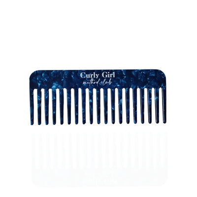 Wide-Tooth Acetate Comb – Blue