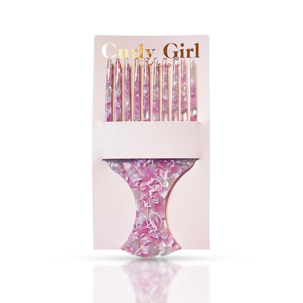 Pink Acetate Pick Comb