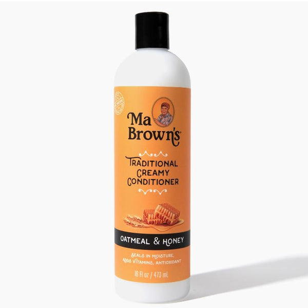 Ma Brown's Traditional Creamy Conditioner: Deeply Hydrating & Detangling for All Hair Types — 16 oz