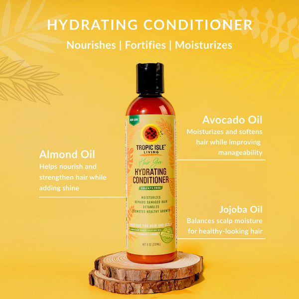 Tropic Isle Living Hair Gro Hydrating Conditioner — 237 ml