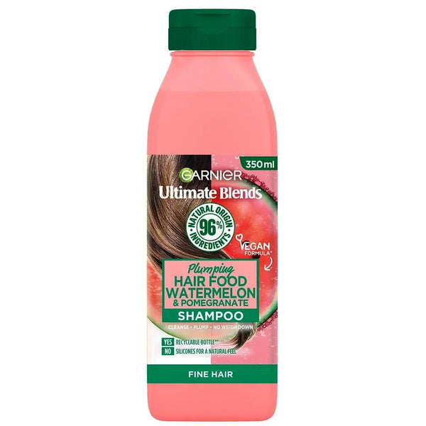 Garnier Hair Food Watermelon & Pomegranate Shampoo Hydrating & Volumising — 350 ml